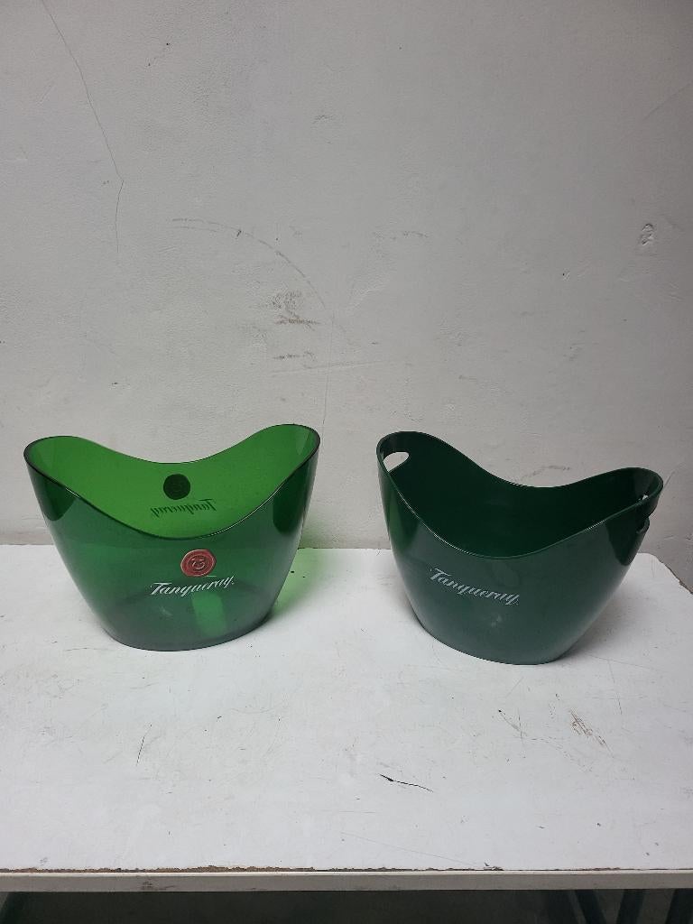 Tanqueray ijsemmers (2 Stuks), Ophalen of Verzenden, Gebruikt, Gebruiksvoorwerp