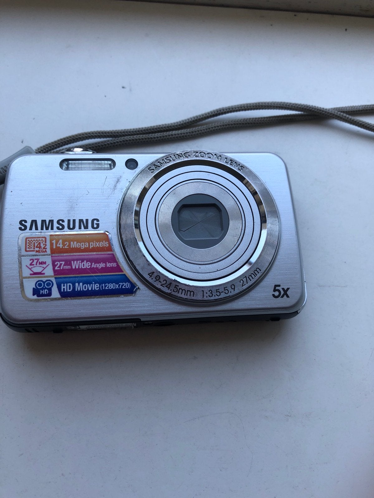 Samsung PL21 Compactcamera - 14.2 MP, 5x optische zoom, Audio, Tv en Foto, Ingebouwde flitser, Gebruikt, Ophalen of Verzenden