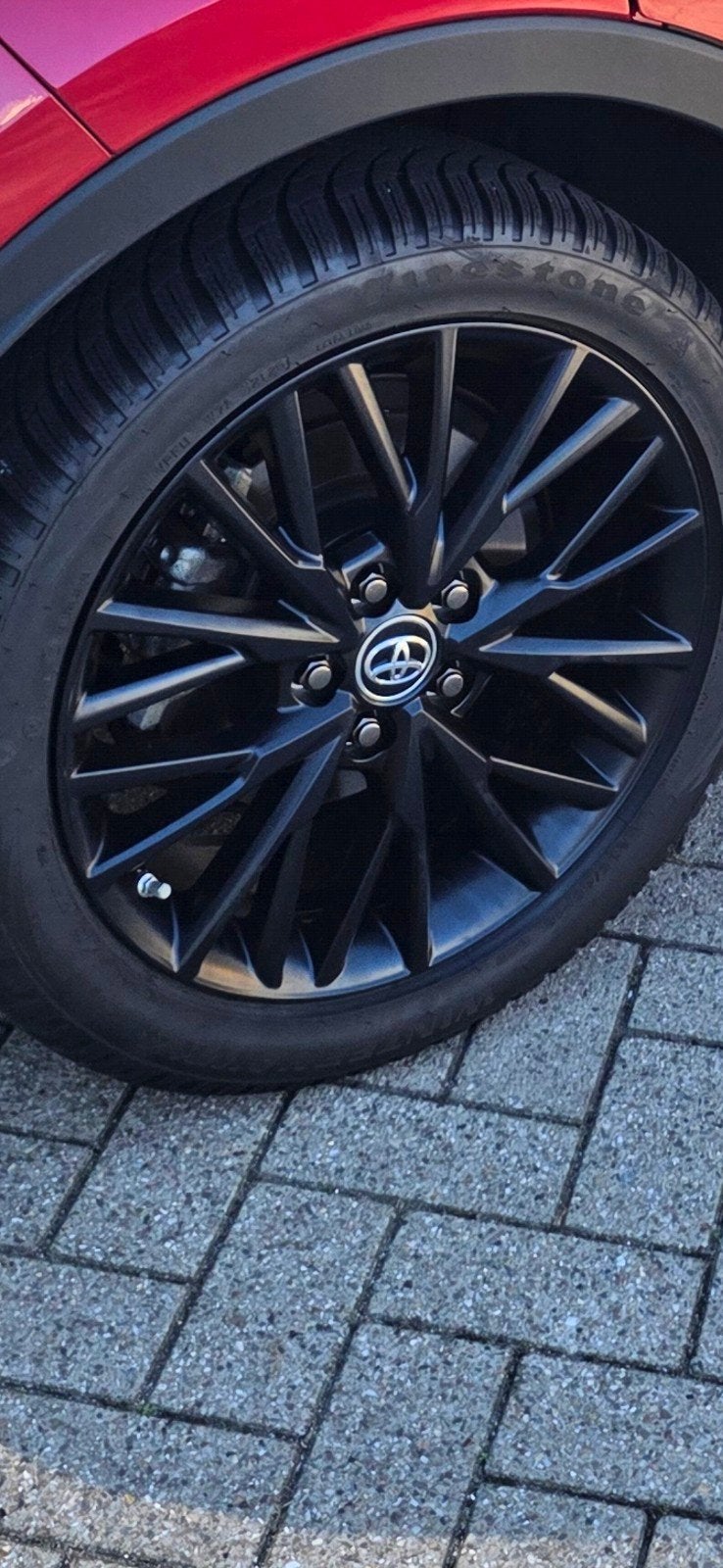 Originele zwarte Toyota velgen 18 inch  nieuwe winterband, Auto-onderdelen, Ophalen, 18 inch, Banden en Velgen, Nieuw