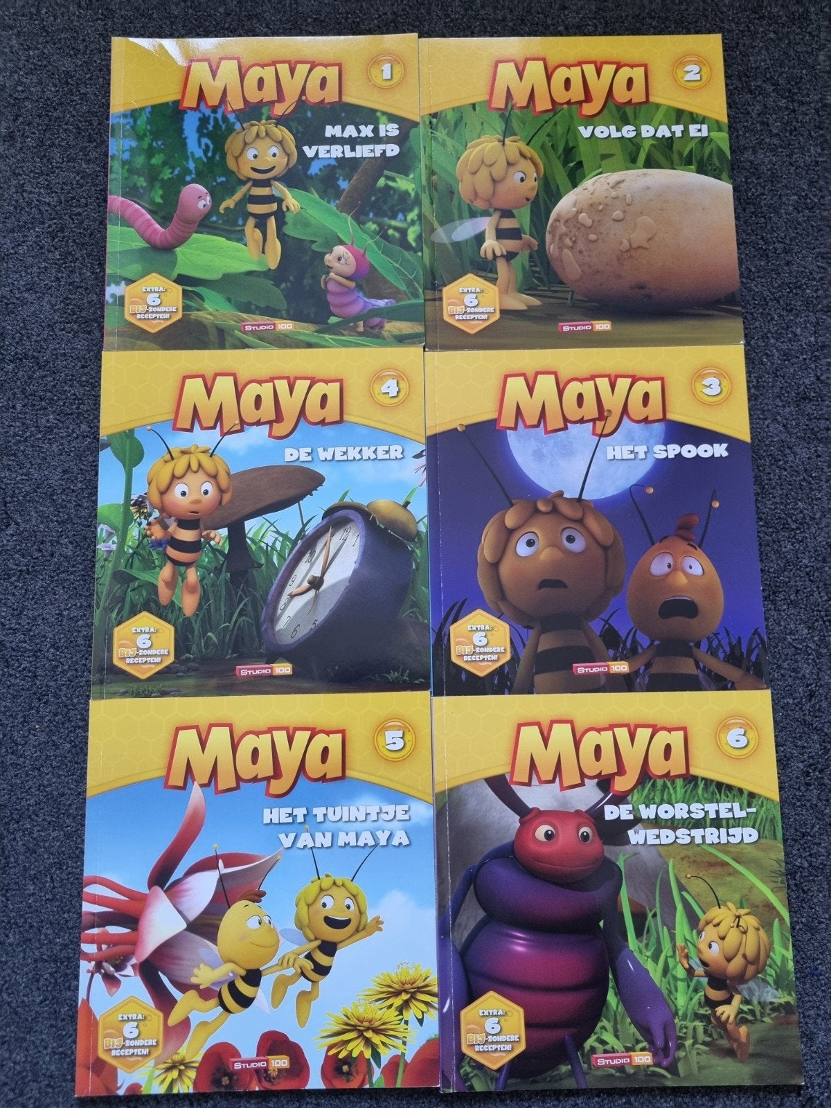 Leesboekjes Maya de Bij, Ophalen, Zo goed als nieuw, Speelkaart(en)