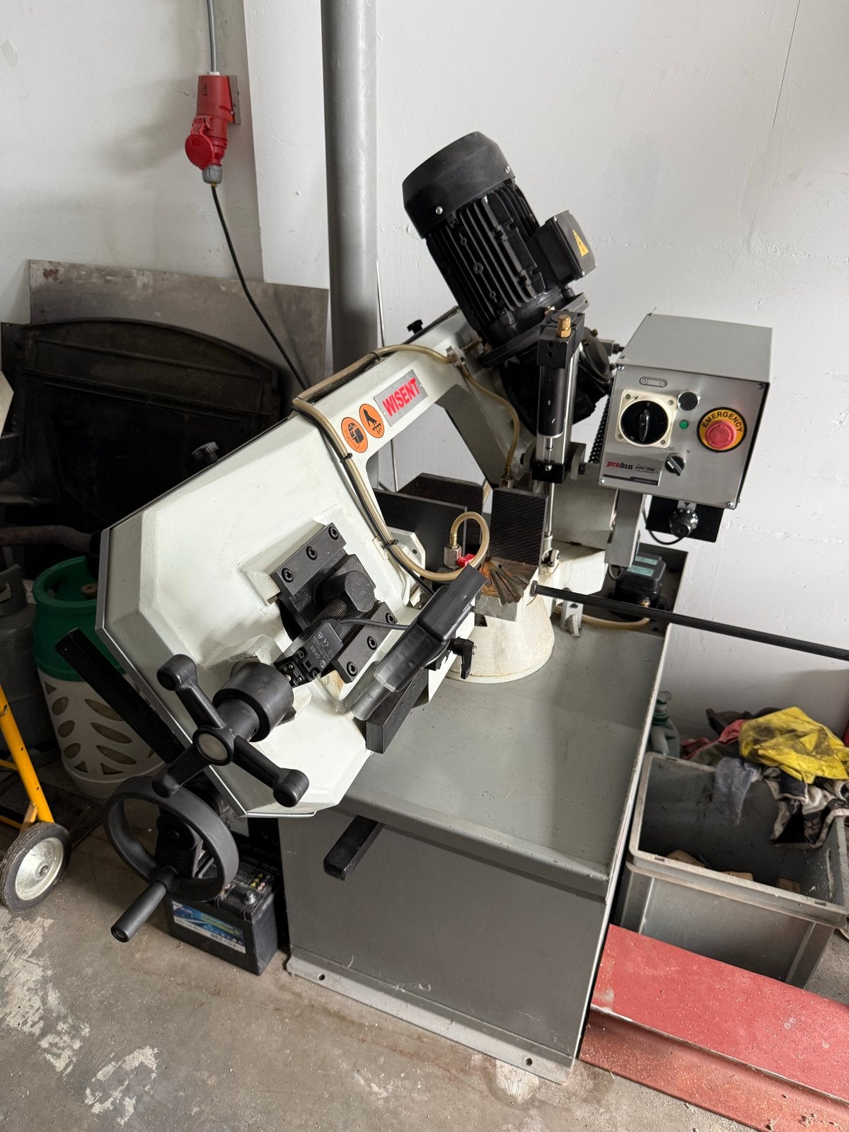 Wisent LZ280S Metaalbandzaag - Lintzaag, Doe-het-zelf en Verbouw, Gereedschap | Zaagmachines, Ophalen, Gebruikt, 70 mm of meer