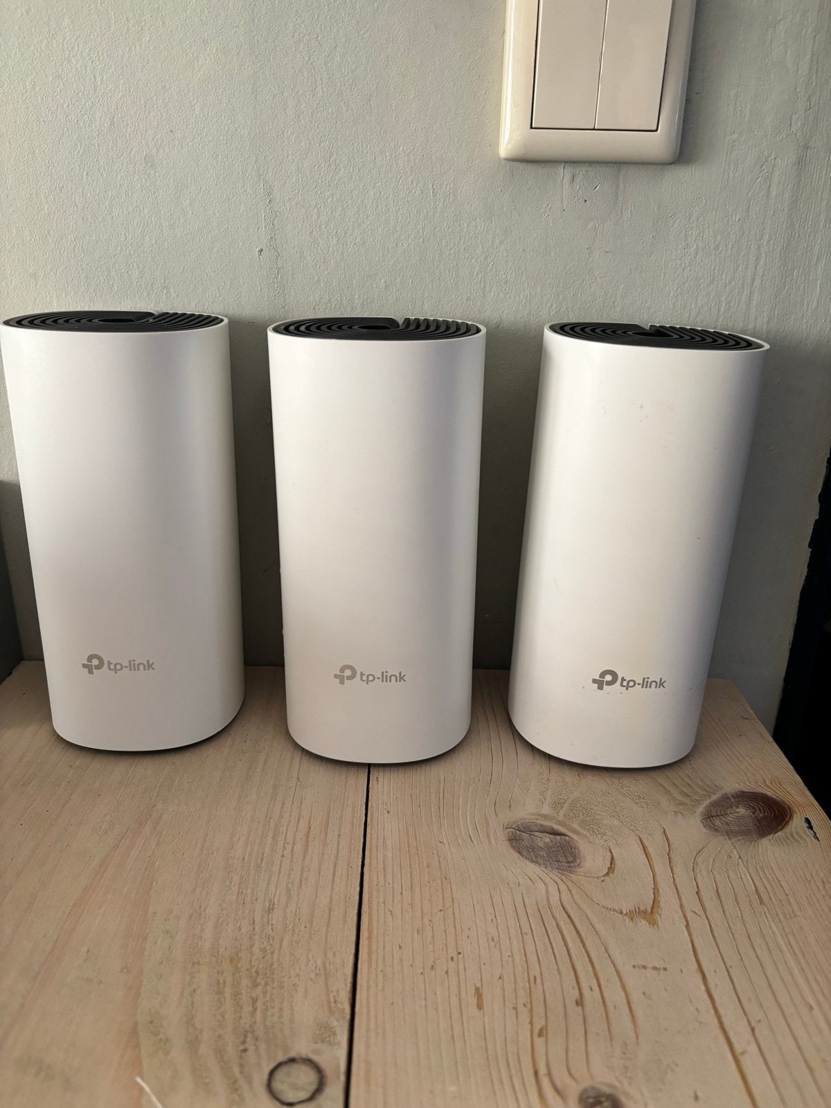 TP-Link Deco M4R Mesh Wi-Fi Systeem (3 stuks), Computers en Software, Ophalen of Verzenden, Gebruikt, Router
