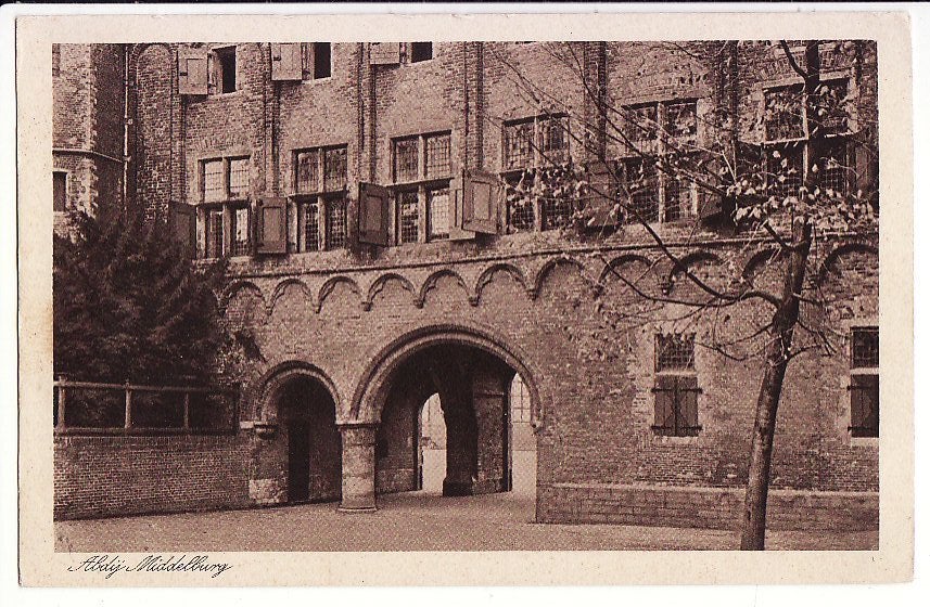 Middelburg Abdij ca. 1920., Ophalen, Voor 1920, Ongelopen, Zeeland