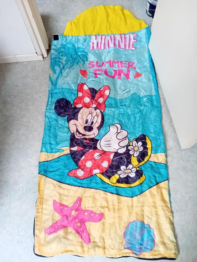 Slaapzak Disney Minnie Mouse, Caravans en Kamperen, Slaapzakken, Ophalen of Verzenden, Gebruikt