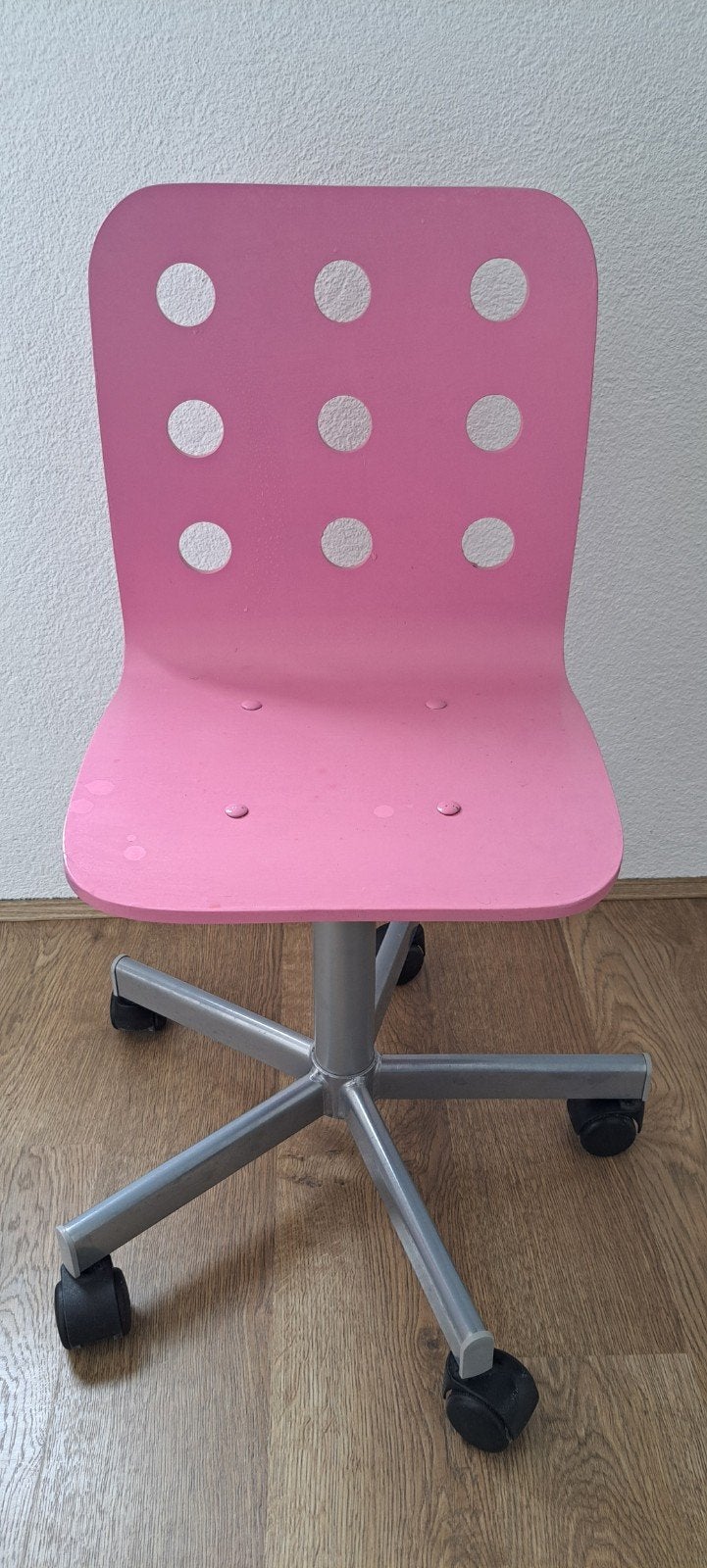 IKEA Bureaustoel - Roze geverfd, Ophalen of Verzenden, Gebruikt, Roze, Bureaustoel