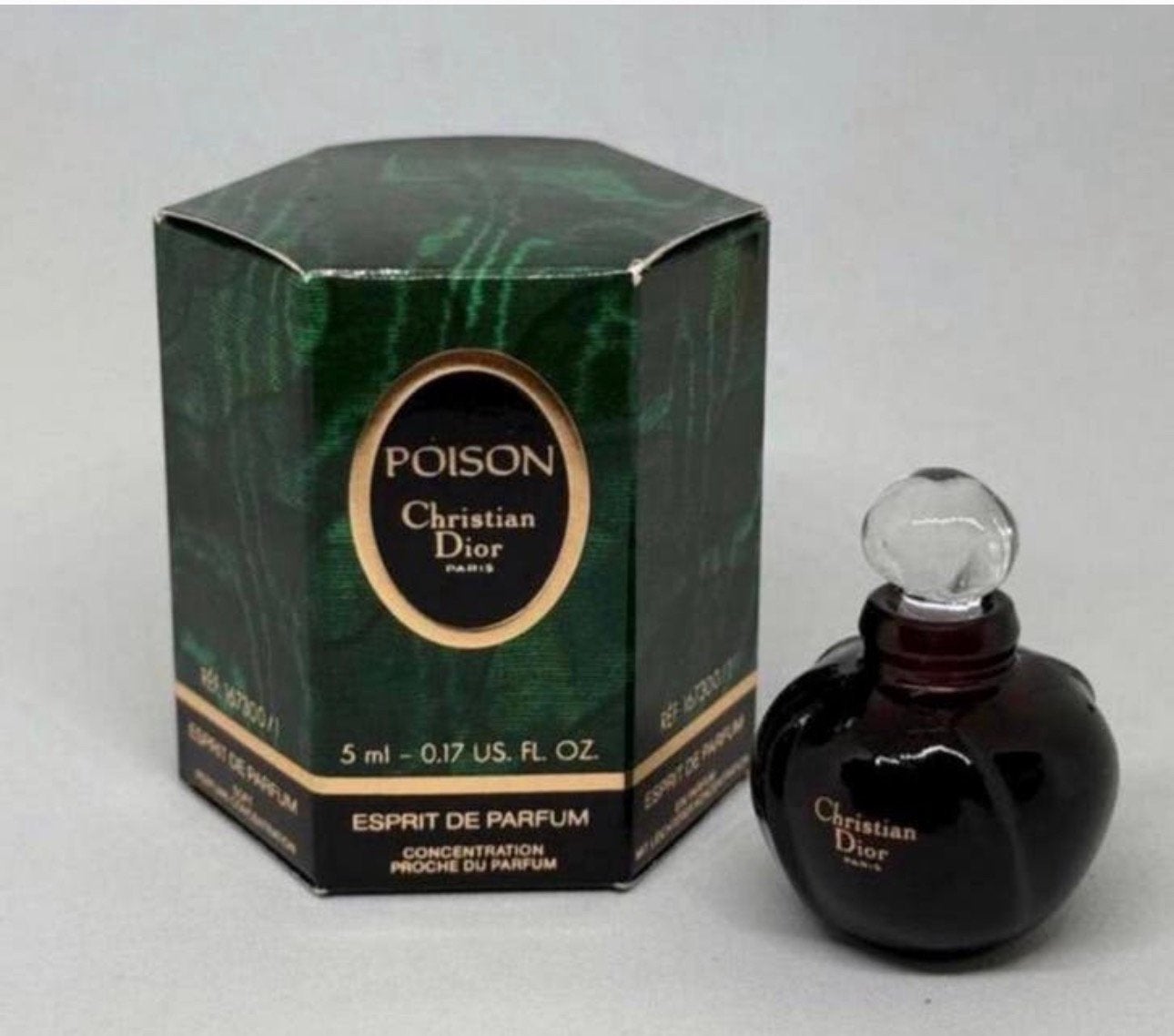 Parfum miniatuur Poison Dior 5 ml esprit de parfum, Verzenden, Nieuw, Miniatuur, Gevuld