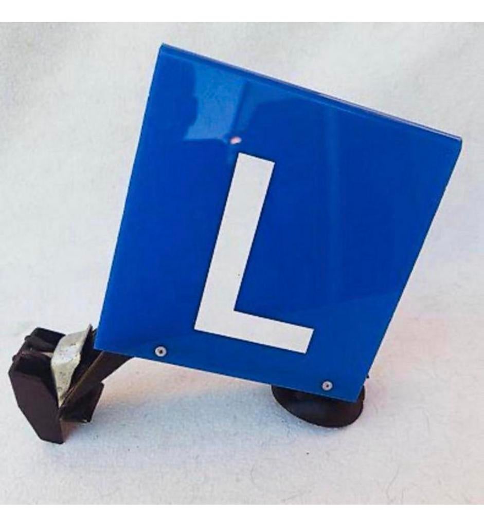 Lesauto Dakbord blauw L-bord Leswagen les-auto dak klem, Auto diversen, Ophalen of Verzenden, Zo goed als nieuw, H, H