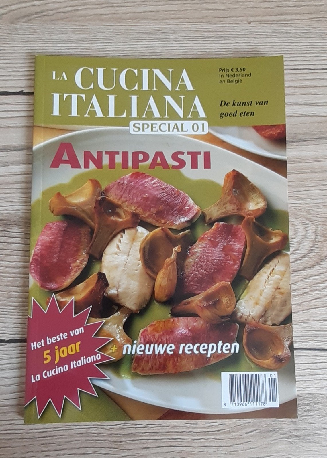 La Cucina Italiana Special 01: Antipasti Kookboek, Boeken, Italië, Voorgerechten en Soepen, Fjodor Gransjean (Hoofdredacteur)