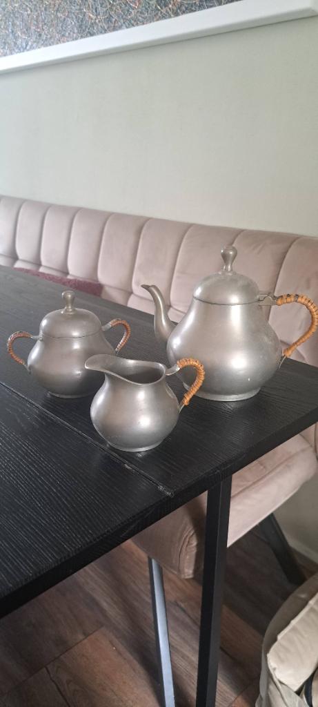 Tinnen set, Antiek en Kunst, Antiek | Tin, Ophalen