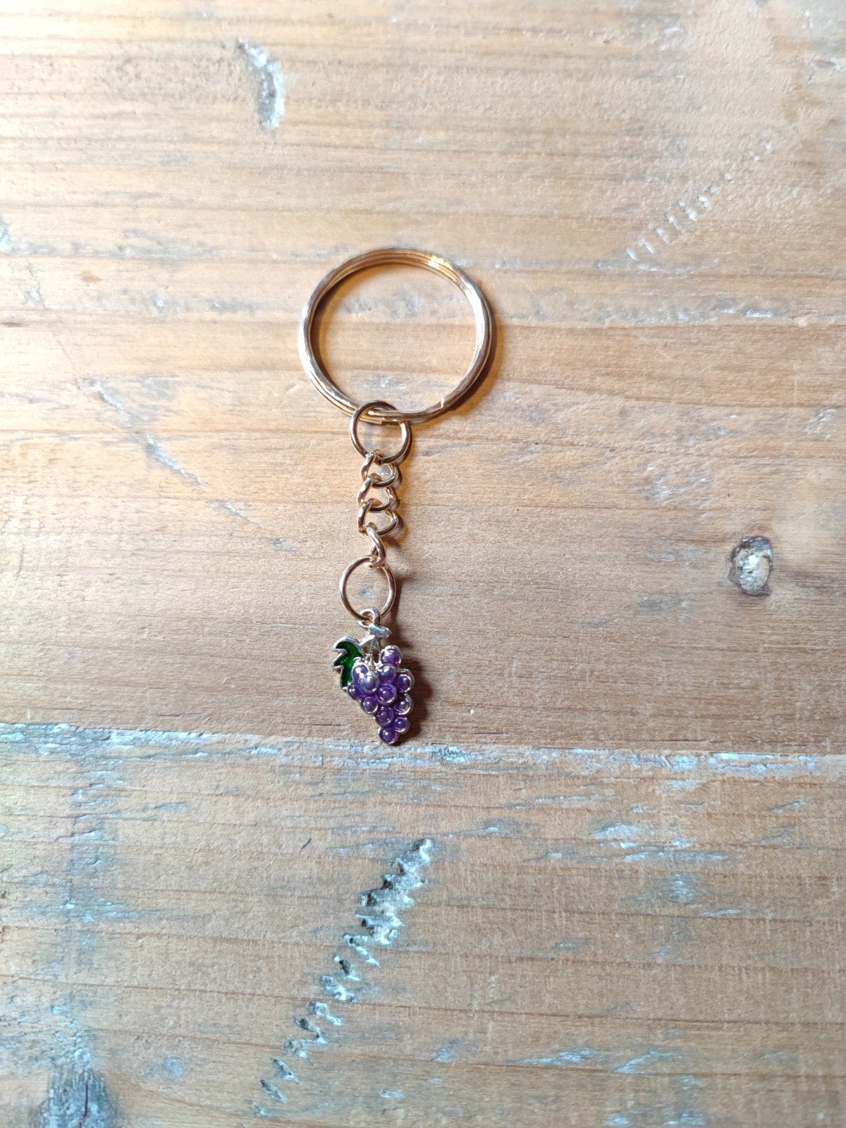 Nieuwe sleutelhanger met druiventrosje, Verzenden, Nieuw, Overige typen