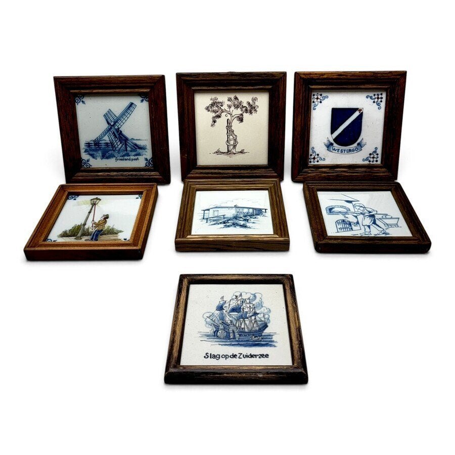 Lot Makkum Tichelaar tegels (13x), Ophalen of Verzenden