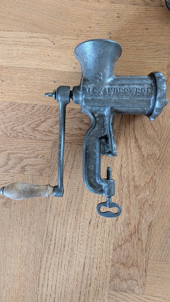 Vintage Alexanderwerk Vleesmolen – Model 8 – Perfecte Staat!, Antiek en Kunst, Ophalen of Verzenden