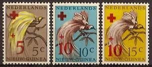 Ned Nieuw Guinea 38/40 ongebruikt Rode Kruis 1954, Ophalen of Verzenden, Postfris, Nieuw-Guinea