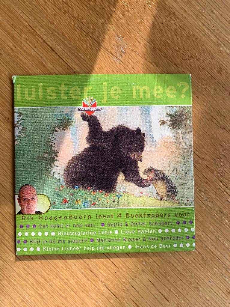 CD's prentenboek: Bertje Big, Rikki, Dikkie Dik, Mooiste vis, Ophalen, Zo goed als nieuw, 3 tot 5 jaar