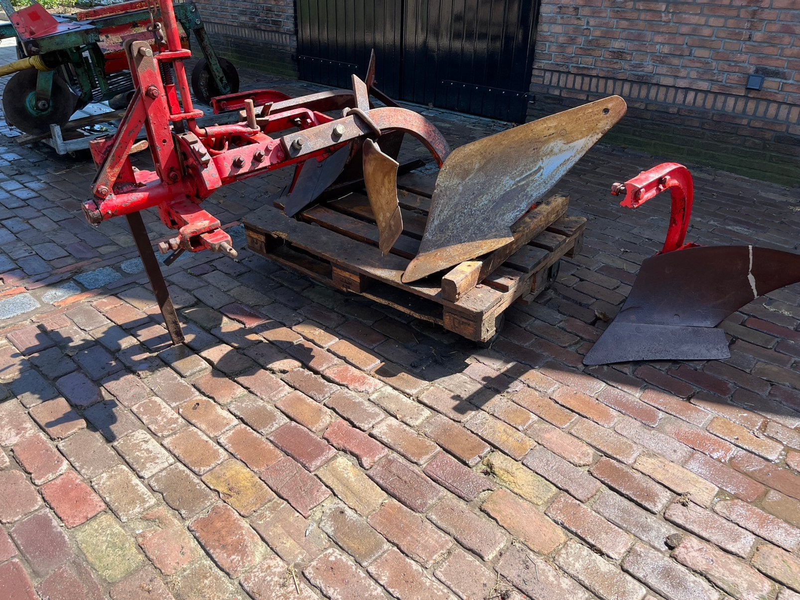 1 schaar ploeg, Ophalen