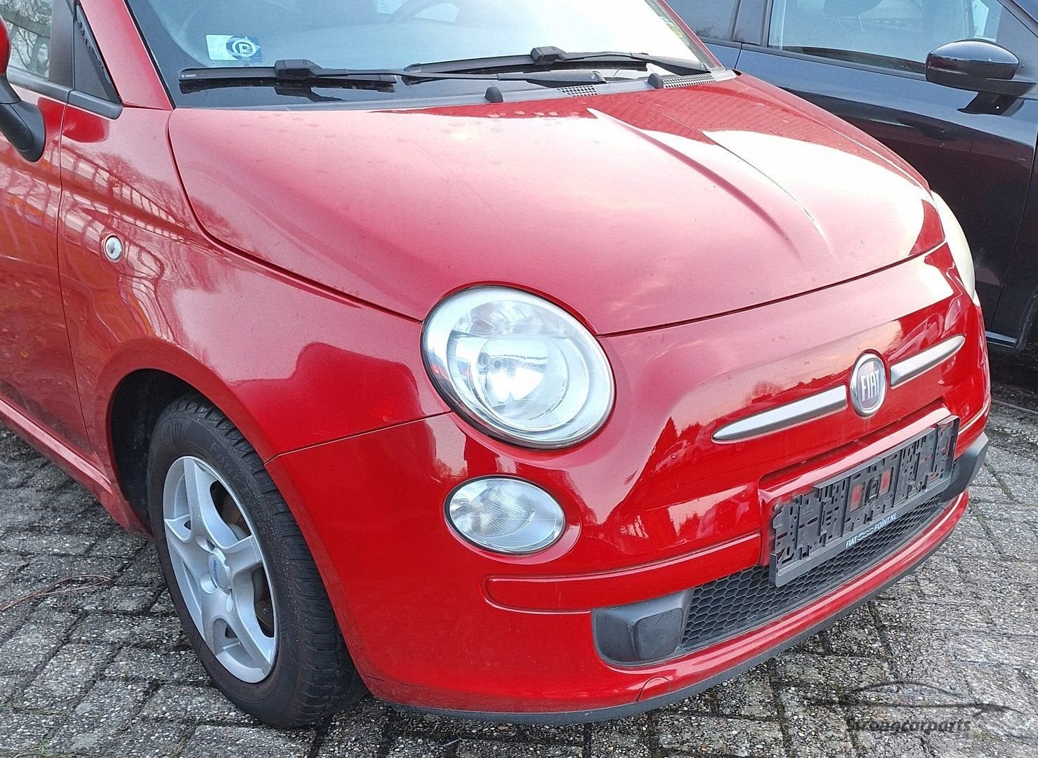 Voorkop Fiat 500 compleet Voorbumper koplamp L&R Motorkap, Auto-onderdelen, Ophalen, Gebruikt, -, -