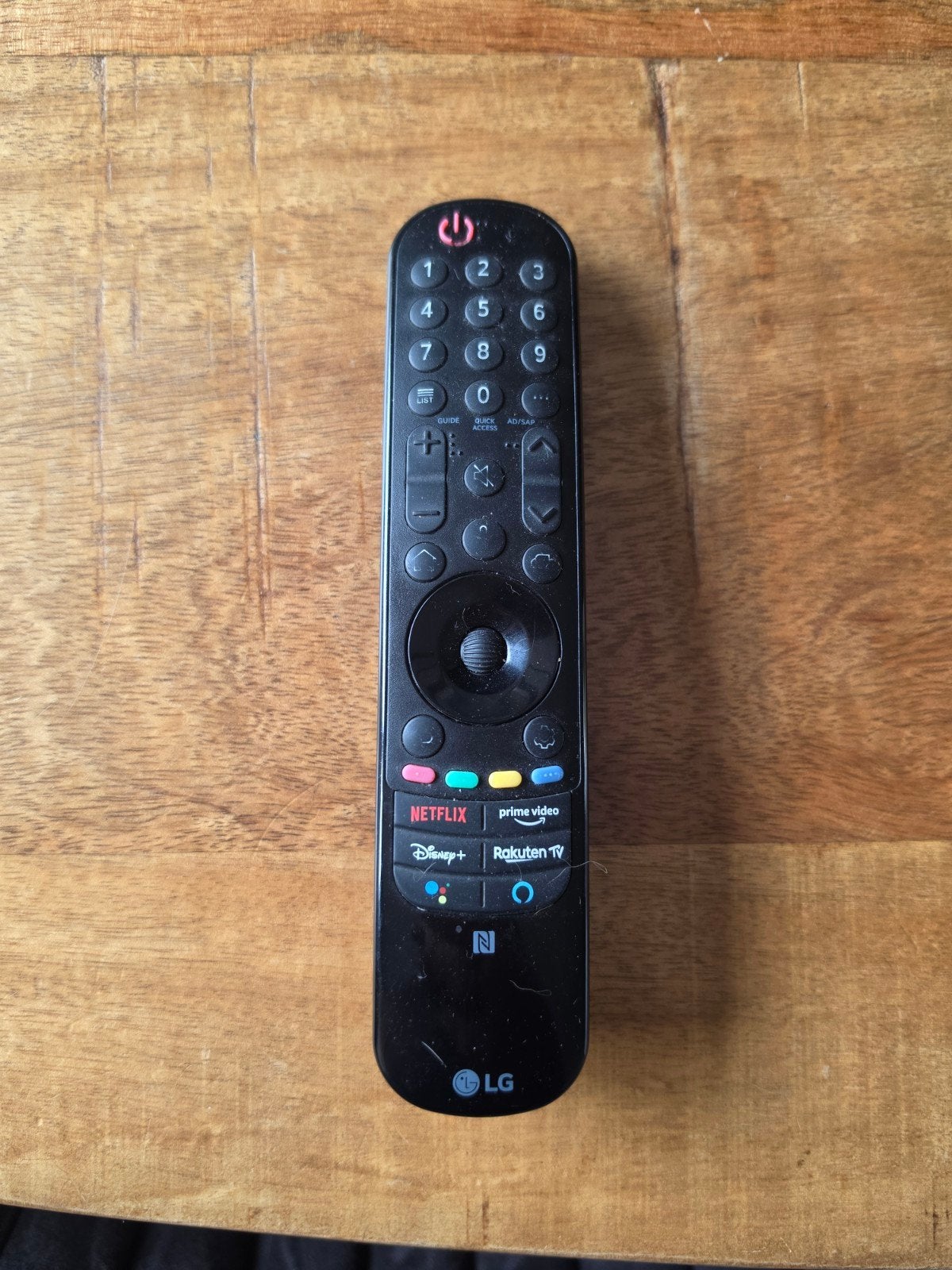 LG afstandsbediening met Netflix, Prime Video, Disney+, Audio, Tv en Foto, Ophalen of Verzenden, Gebruikt, Origineel, Tv