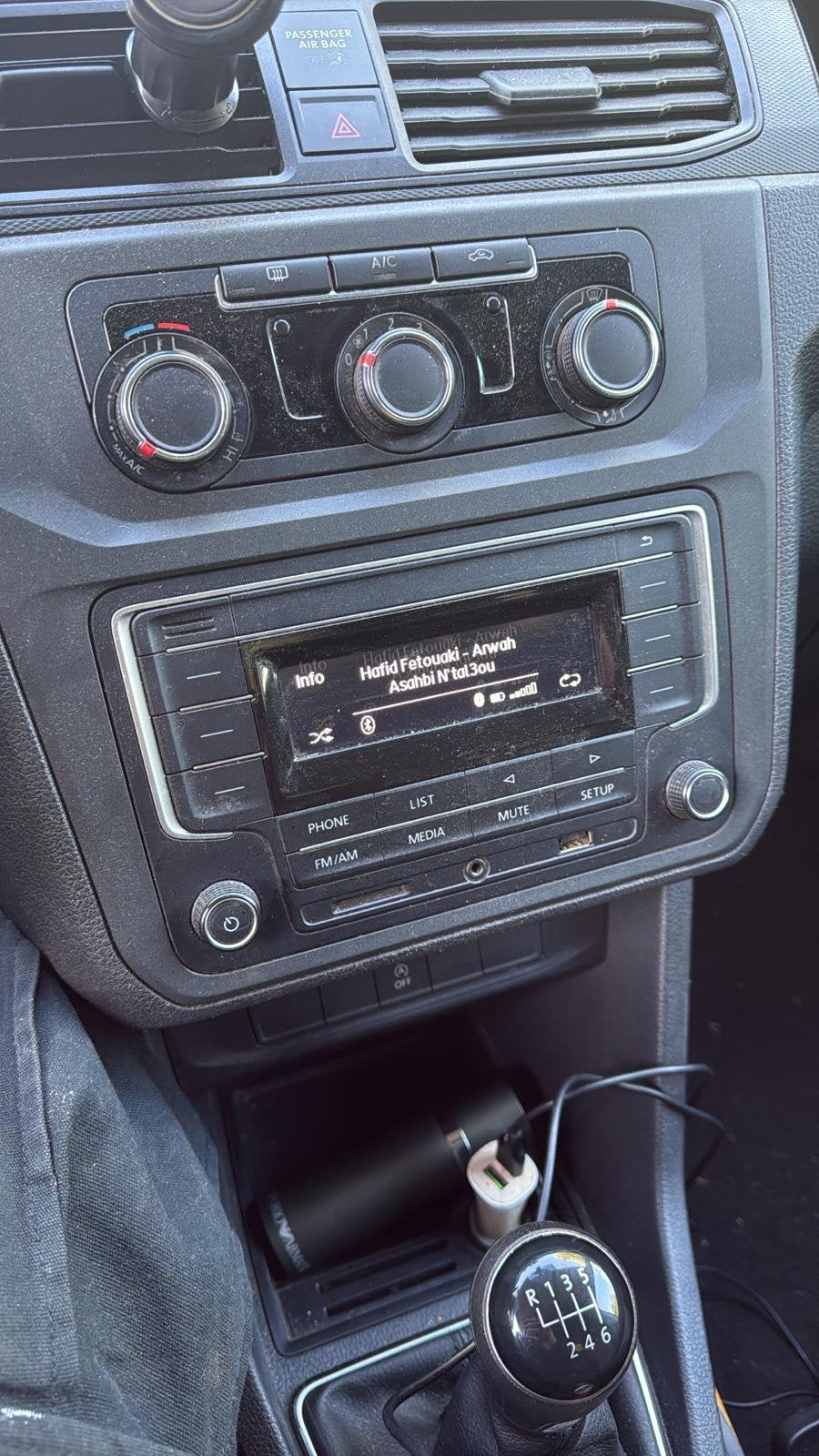 Goed wekende vw caddy radio origineel, Ophalen of Verzenden, Zo goed als nieuw