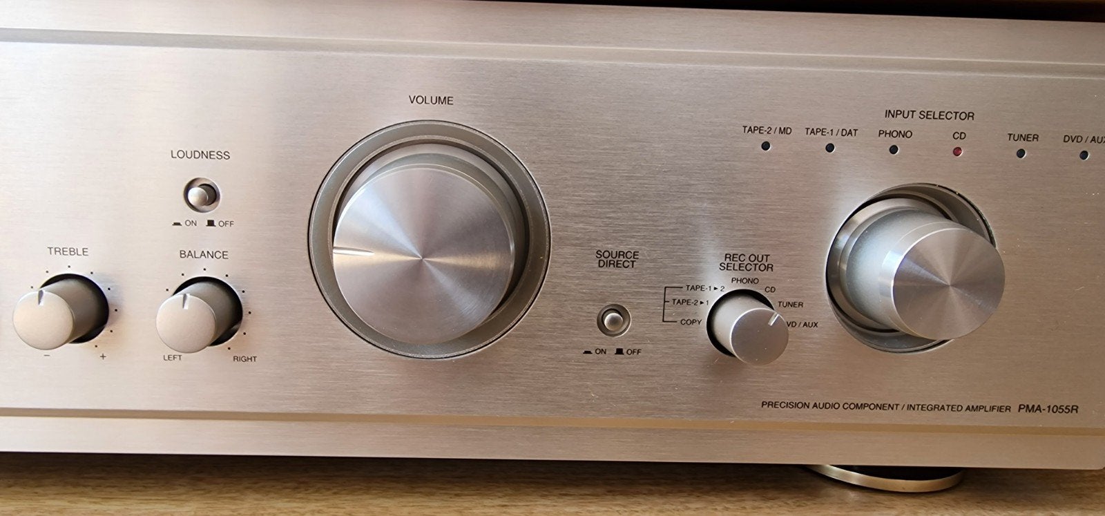 Denon PMA-1055R Versterker - Werkend, met kleine fix, Ophalen, Denon, Zo goed als nieuw, 60 tot 120 watt