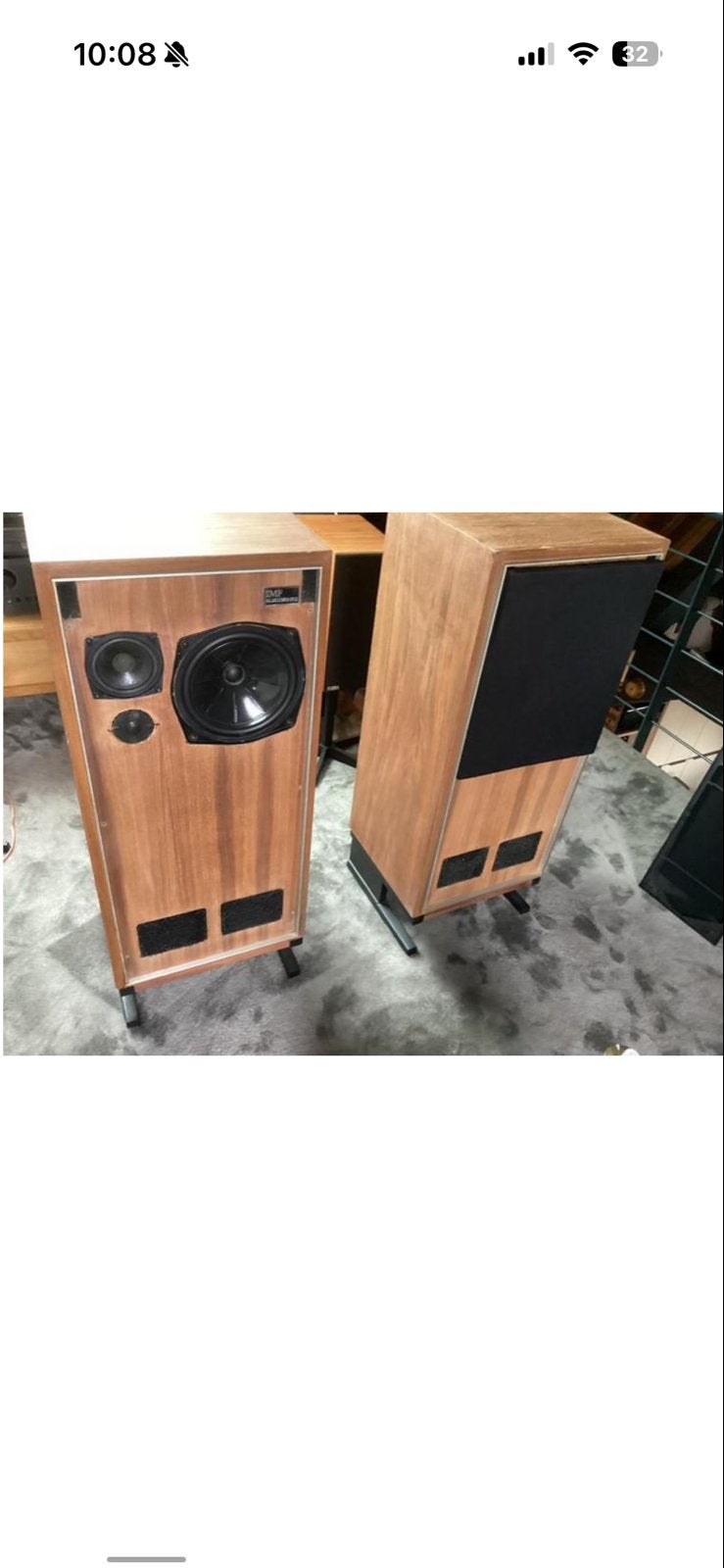 IMF Studio Transmissielijn Speakers - Vintage Geluid, Overige merken, Vloerstaande luidspreker, Gebruikt, Ophalen of Verzenden