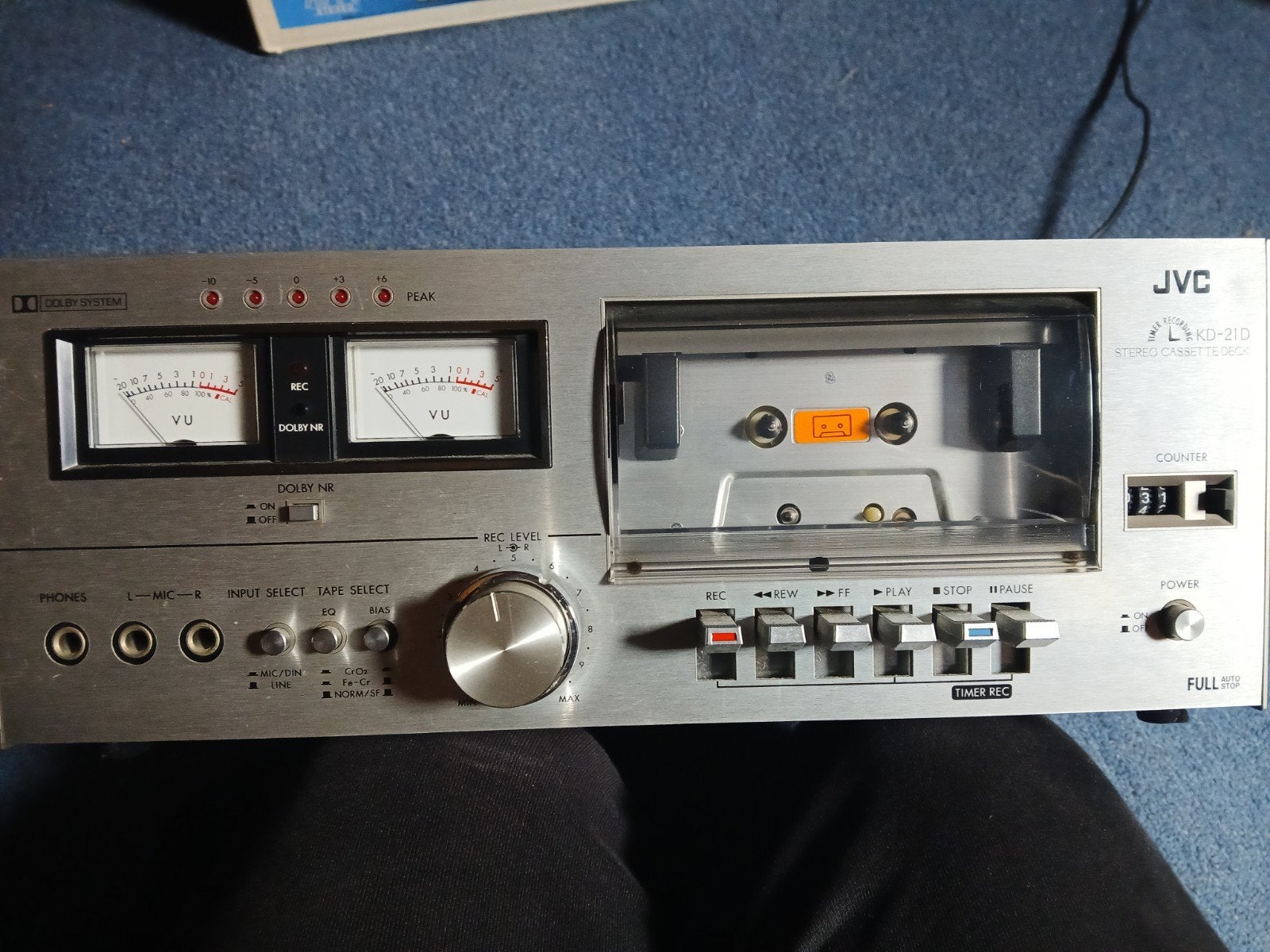 JVC KD-21D Stereo Cassette Deck - Vintage Bandrecorder, Ophalen of Verzenden