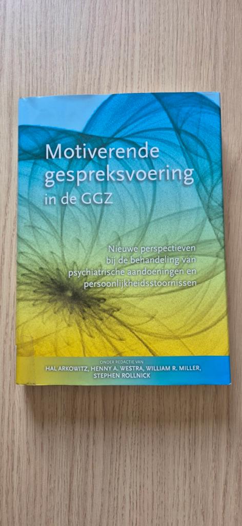 Motiverende gespreksvoering in de GGZ, Boeken, Studieboeken en Cursussen, Onbekend, Verzenden, HBO, Zo goed als nieuw