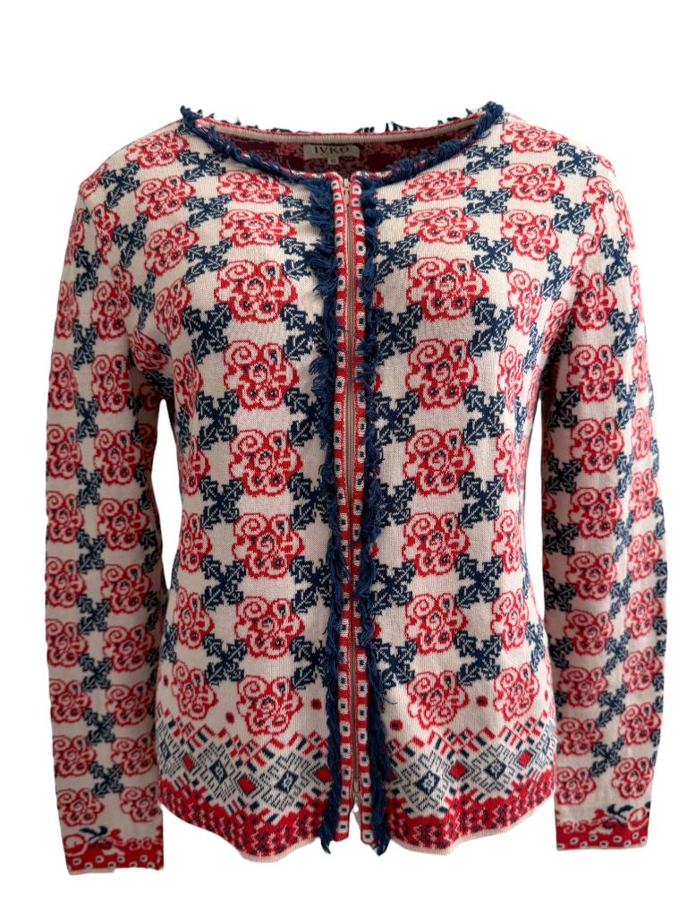 Ivko vest L, Maat 38/40 (M), Ophalen of Verzenden, Zo goed als nieuw, Rood