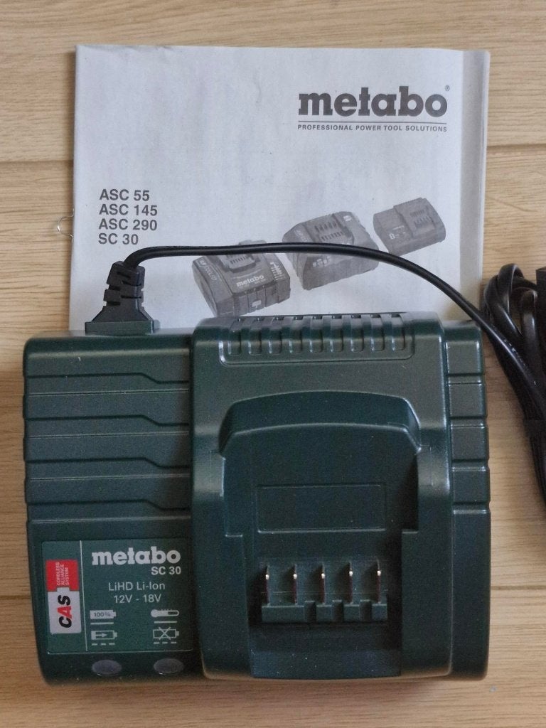 Metabo acculader snellader SC30 12V - 18V accu CAS NIEUW, Verzenden, Nieuw