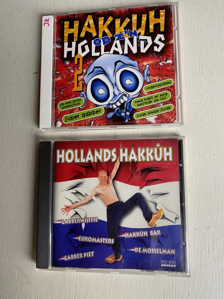 Hollands Hakkuh & Hakkuh Op Z'n Hollands 2 - 2 CD's Samen 6, Cd's en Dvd's, Cd's | Dance en House, Zo goed als nieuw, Techno of Trance