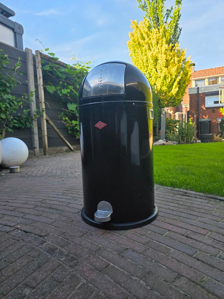 Wesco Kickboy 50 Liter Zwarte Pedaalemmer Afvalemmer, Ophalen, Gebruikt, Met pedaal, 40 liter of meer