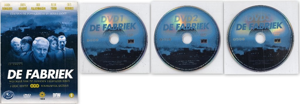 Dvd de fabriek met o a Rudi Falkenhagen seizoen 1 - 3 dvd's, Alle leeftijden, Nederlands, Zo goed als nieuw, Ophalen of Verzenden