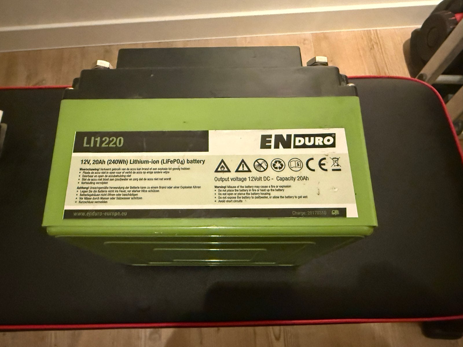 Enduro LI1220 Lithium Mover Accu 12V 20Ah | Nieuwstaat, Ophalen of Verzenden, Nieuw