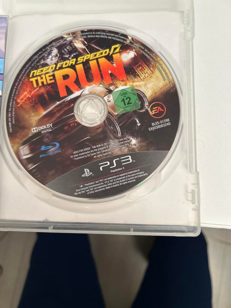 Need for Speed: The Run (PS3) - Racegame, Online, Gebruikt, 1 speler, Racen en Vliegen