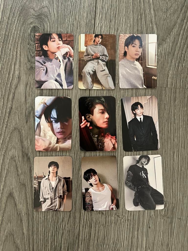 Jungkook BTS fotokaarten, Ophalen of Verzenden, Overige figuren, Zo goed als nieuw, Plaatje, Poster of Sticker