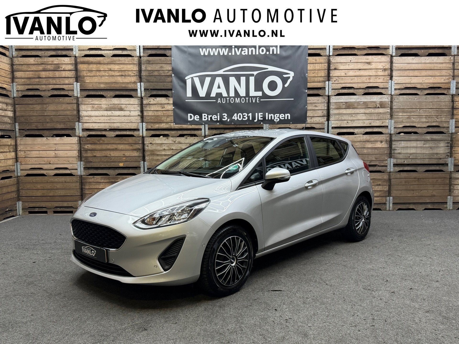 Ford Fiesta 1.0 EcoBoost Titanium Navigatie, Cruise control,, Auto's, Voorwielaandrijving, Stof, Gebruikt, Euro 6