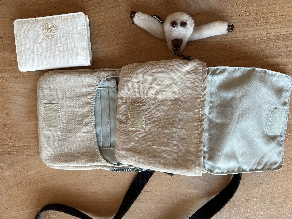 Kipling schouder/cross over tas, Ophalen, Nieuw, Beige, Schoudertasje