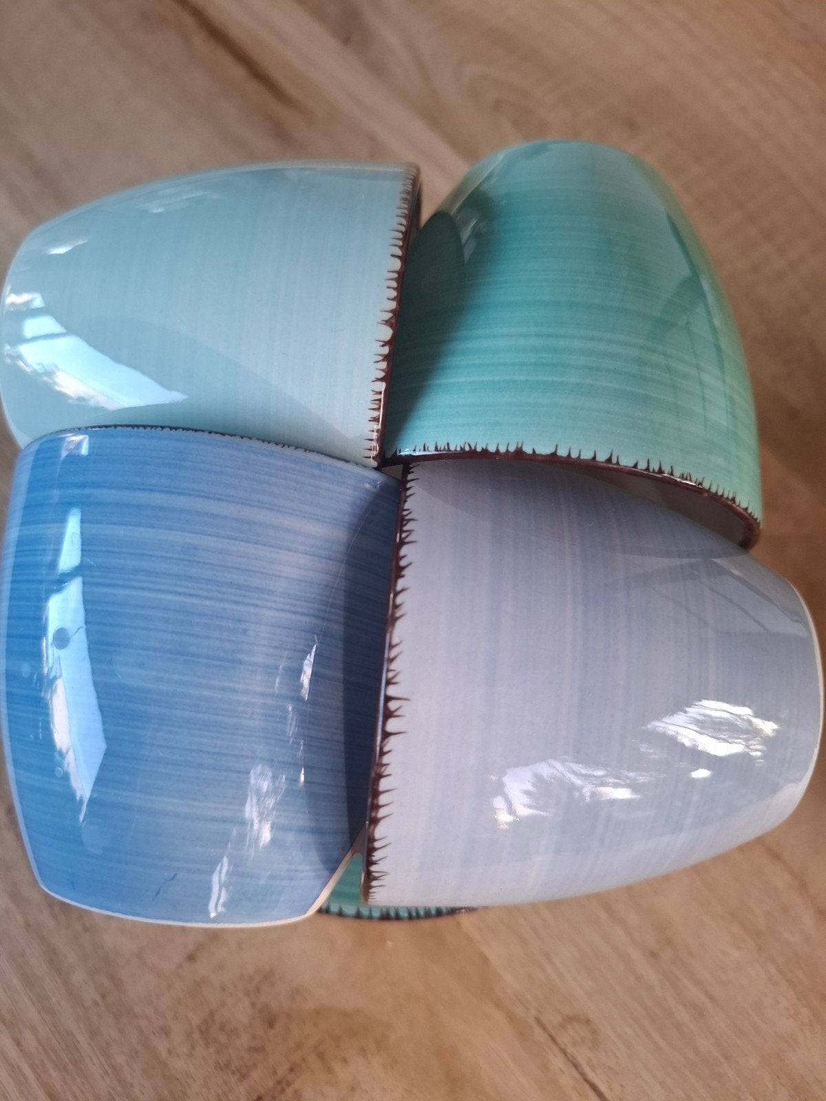 10 x Tavola kop en schotel set - diverse kleuren, Ophalen of Verzenden