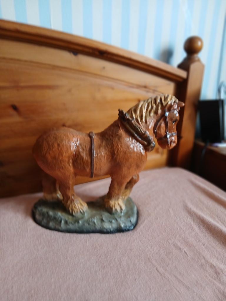 Te koop beeld van een trekpaard, Ophalen of Verzenden, Nieuw, Dier