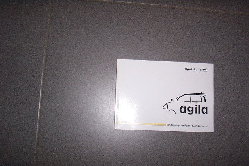 Gebruikershandleiding OPEL AGILA type A   2000/2007, Ophalen of Verzenden