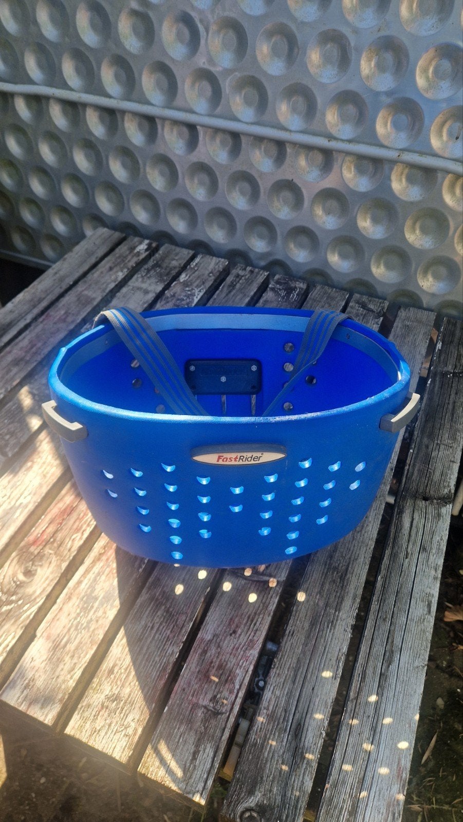 FastRider Fietsmand Blauw met Stuurbevestiging, Fietsen en Brommers, Gebruikt, FastRider, Stuurbevestiging, Ophalen of Verzenden