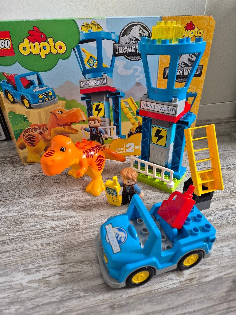 Set 10880, Jurassic World duplo complete set, Jurassic World, Ophalen of Verzenden, Zo goed als nieuw, Duplo