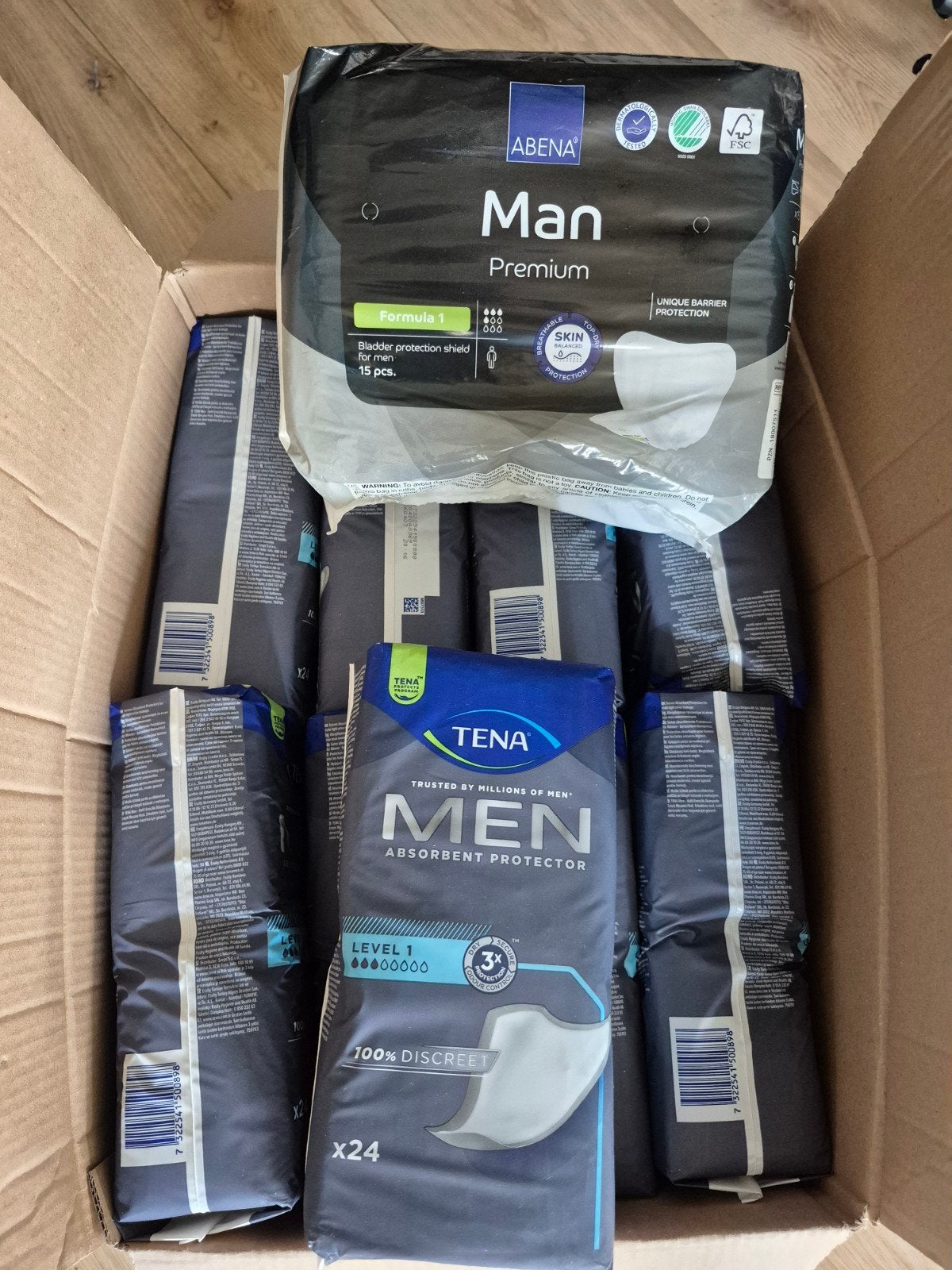 TENA MEN 11pakken plus 7 paken Man Premium, Diversen, Ophalen