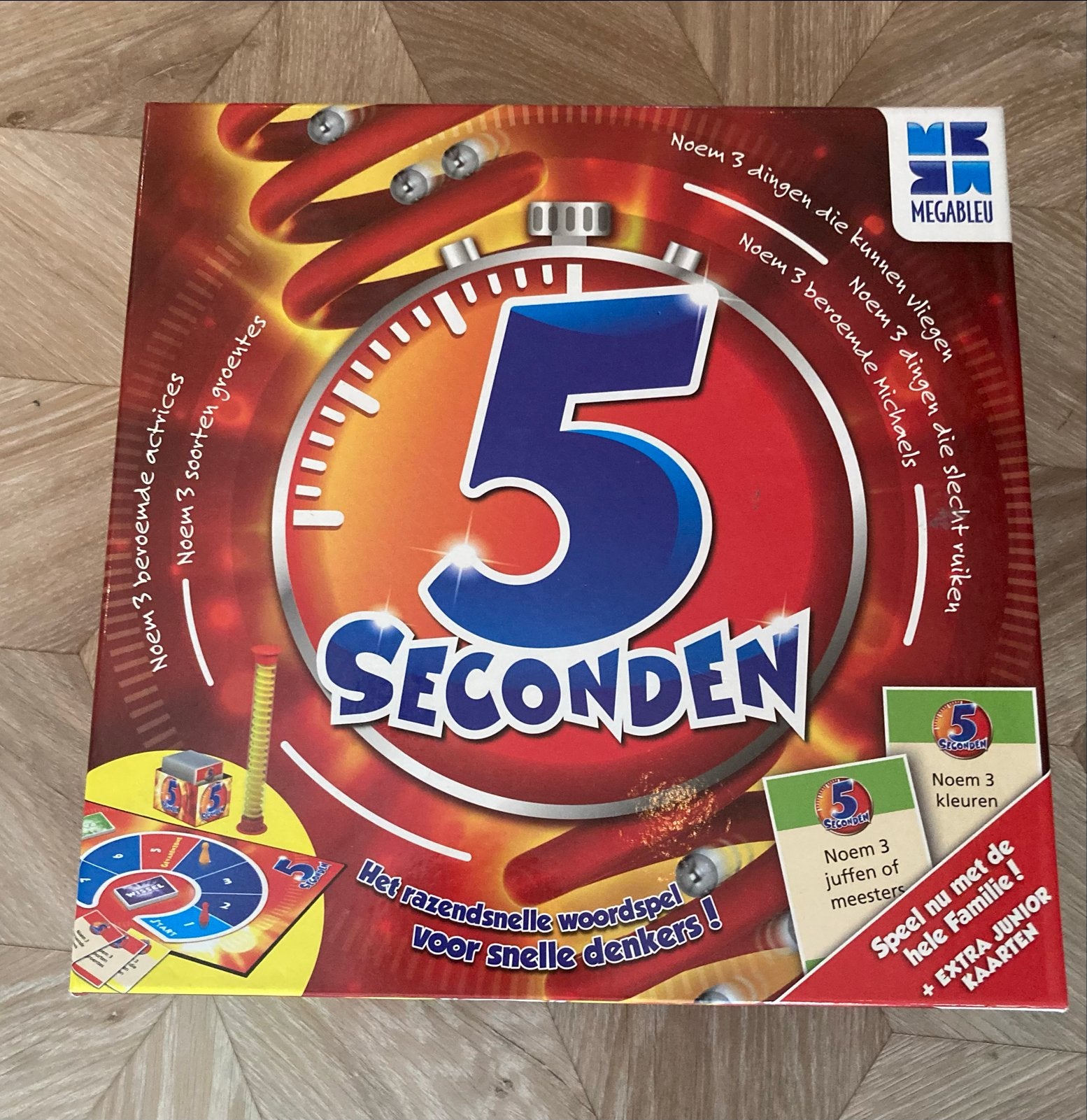 5 Seconden: Het razendsnelle woordspel voor snelle denkers!, Drie of vier spelers, Ophalen, Zo goed als nieuw