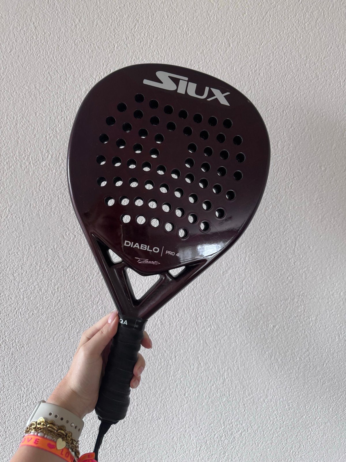 Siux Diablo Pro 4 Padelracket - Zo goed als nieuw, Ophalen, Zo goed als nieuw, Padelracket