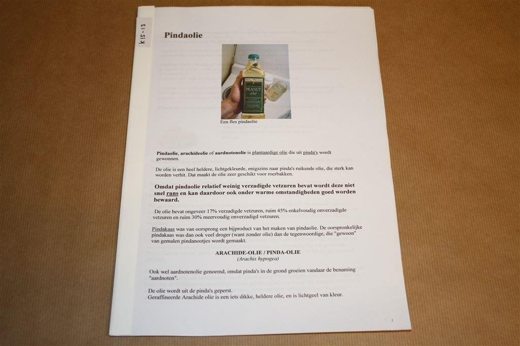 Reader over Pindaolie., Ophalen of Verzenden, Zo goed als nieuw
