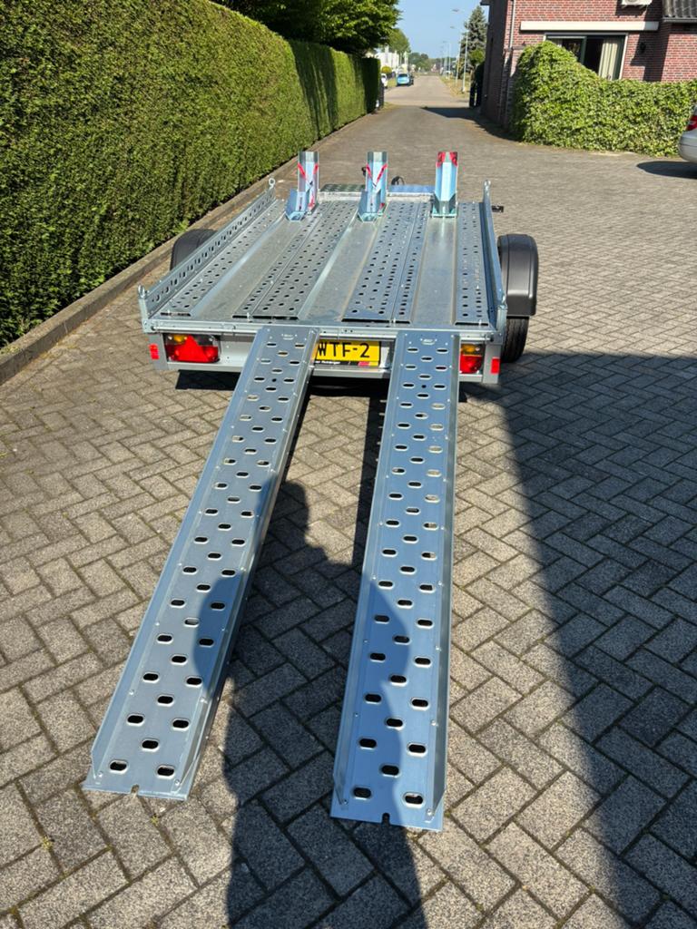 Motoraanhanger huren motortrailer huren, Diensten en Vakmensen, Verhuur | Auto en Motor, Aanhangwagen