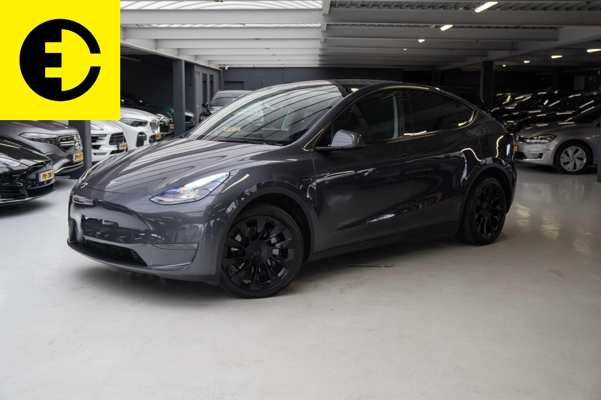 Tesla Model Y RWD 58 kWh | SOH 90,3% | Trekhaak | Incl.BTW, Auto's, Automaat, 238 pk, Achterwielaandrijving, Gebruikt