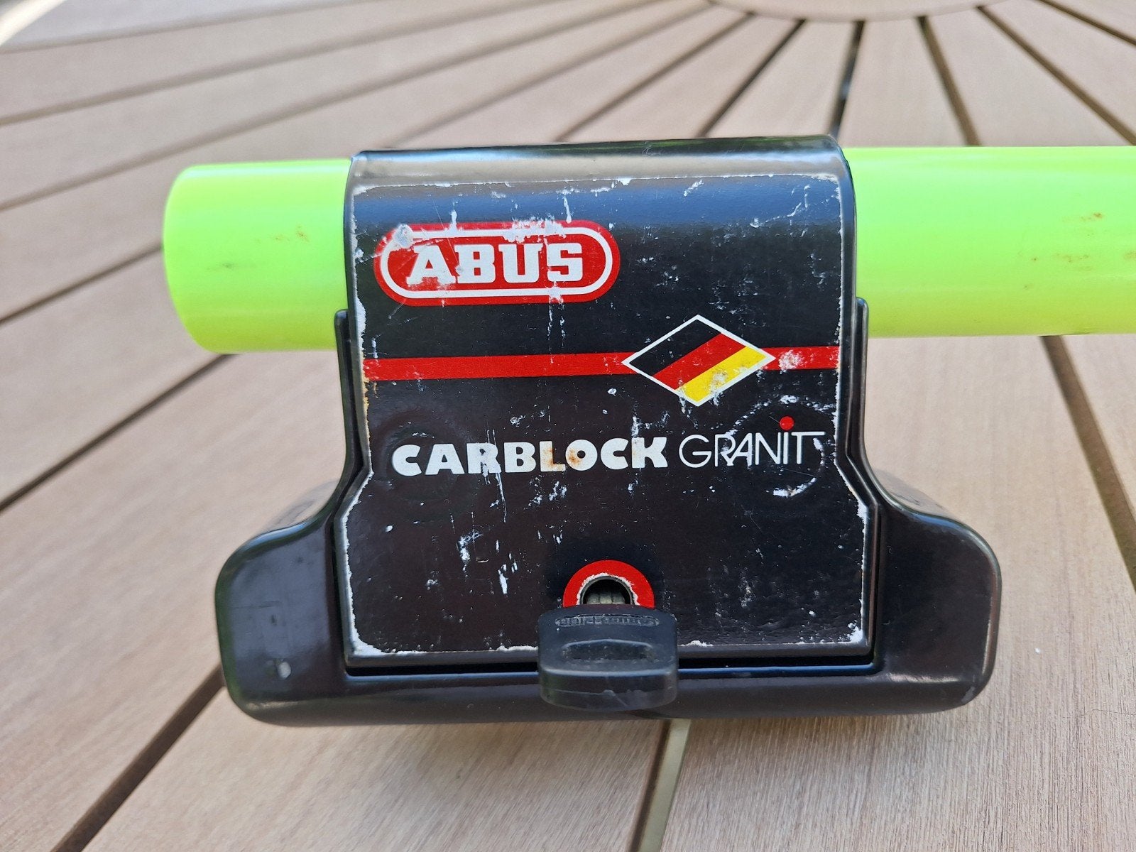 ABUS Stuurslot Carblock Granit - Extra Beveiliging Auto, Ophalen of Verzenden