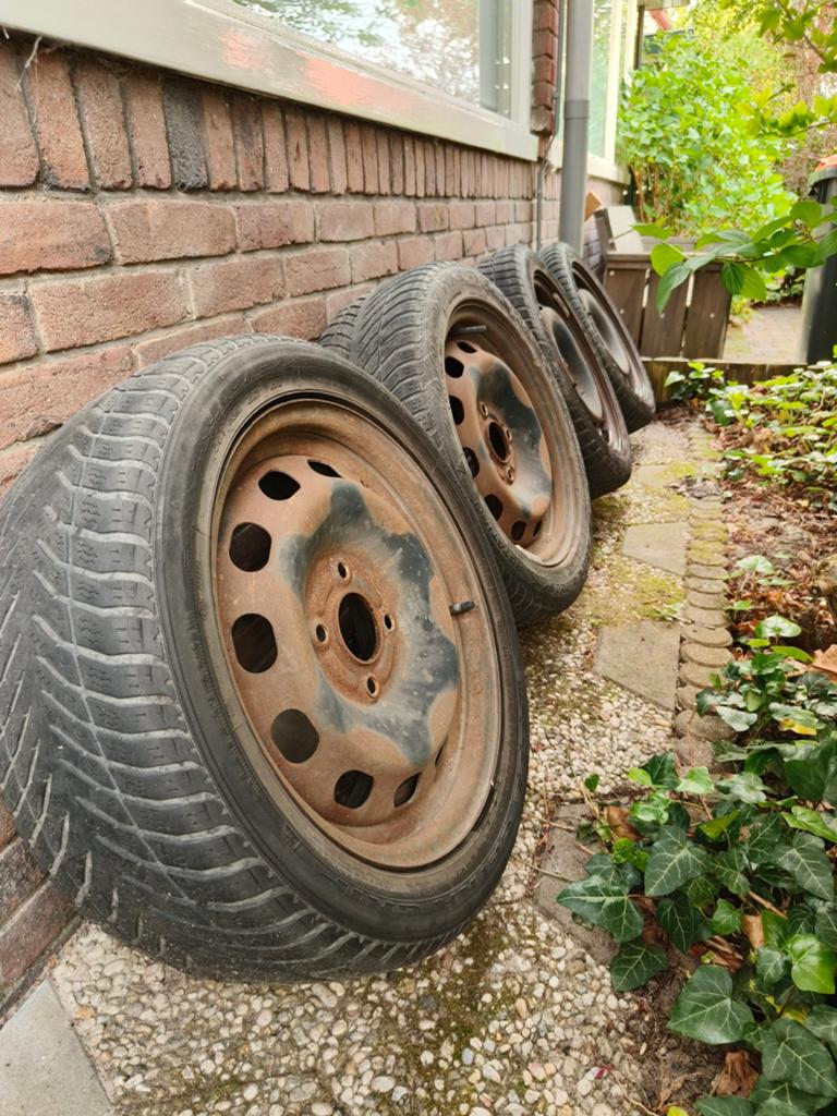 Stalen velgen 4x108 (Ford Fiësta), Auto diversen, Aanhangwagen-onderdelen, Ophalen, Gebruikt