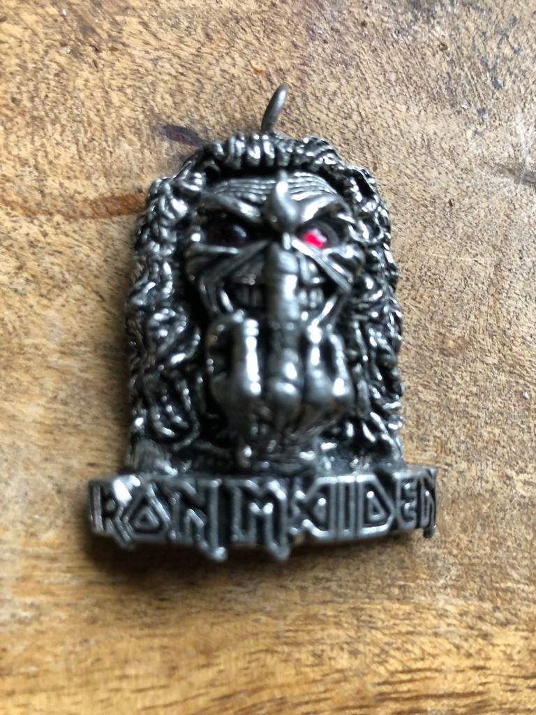 Iron maiden eddie candle vinger pendent/ hanger alchemy, Ophalen of Verzenden, Zo goed als nieuw, Gebruiksvoorwerp